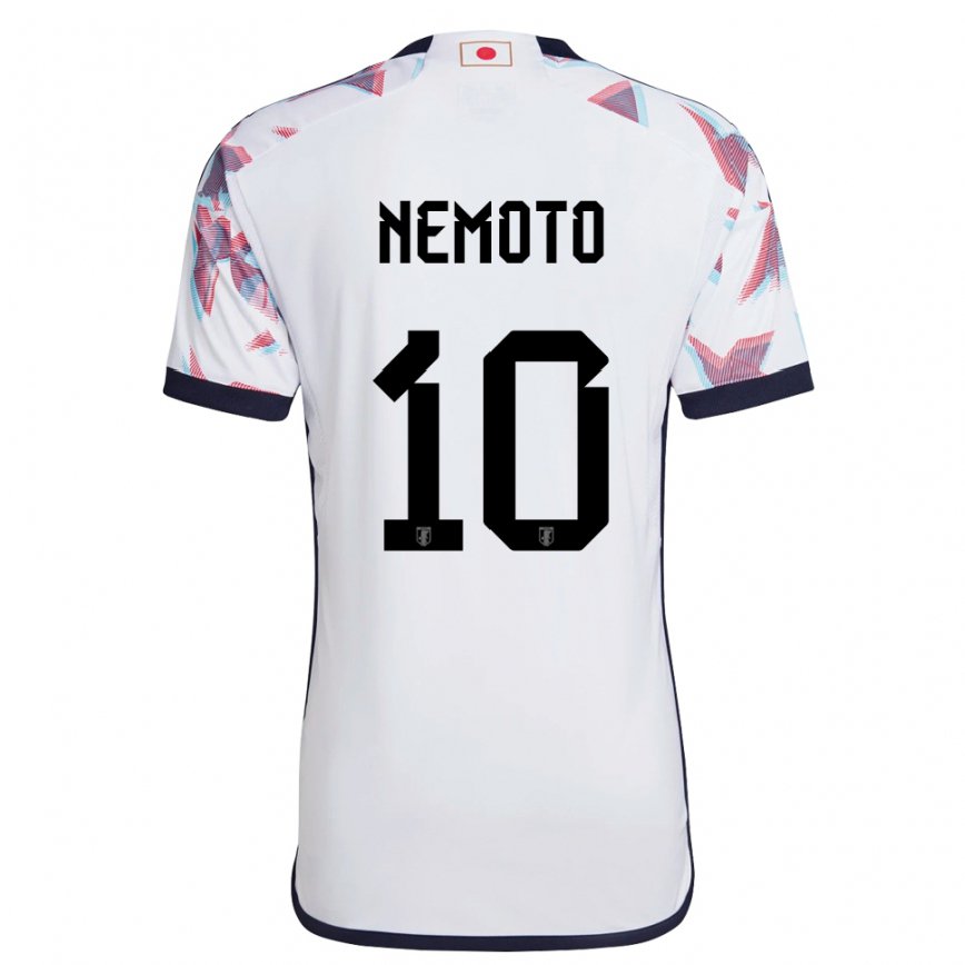 Mujer Camiseta Japón Kotaro Nemoto #10 Blanco 2ª Equipación 22-24