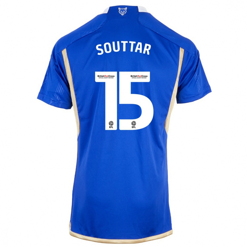 Niño Fútbol Camiseta Harry Souttar #15 Azul 1ª Equipación 2023/24