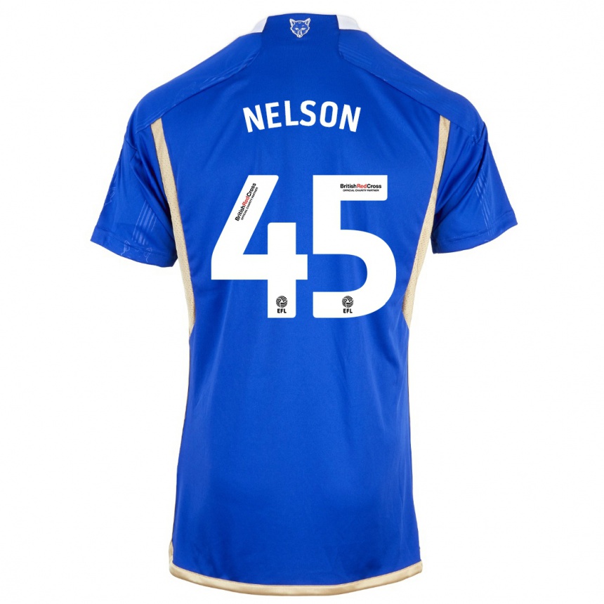 Niño Fútbol Camiseta Ben Nelson #45 Azul 1ª Equipación 2023/24