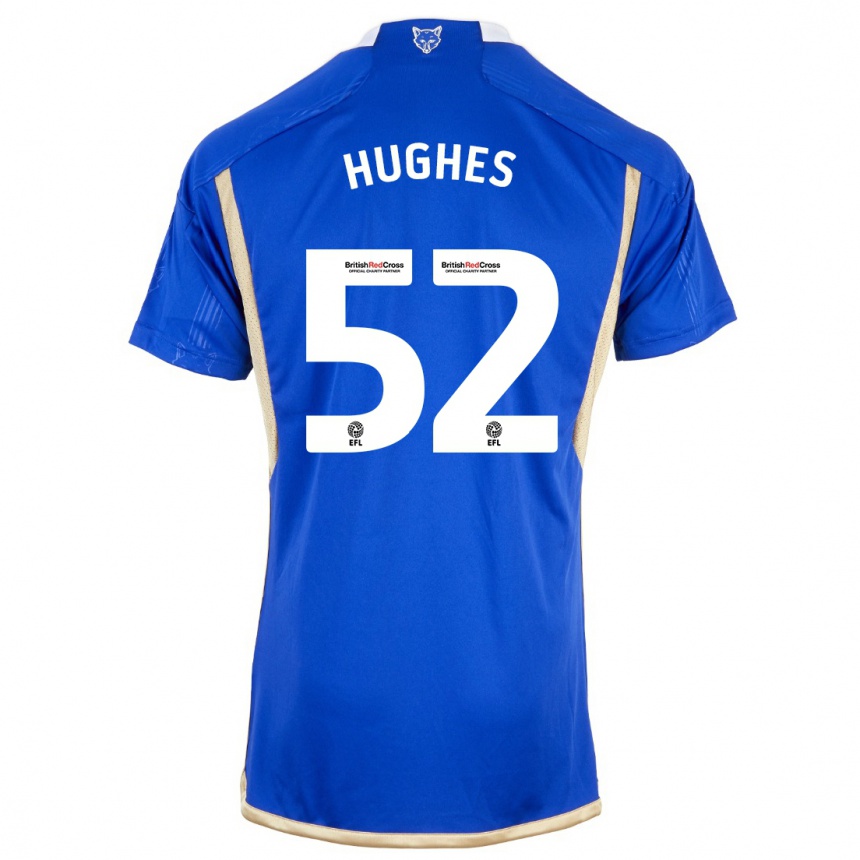 Niño Fútbol Camiseta Iestyn Hughes #52 Azul 1ª Equipación 2023/24