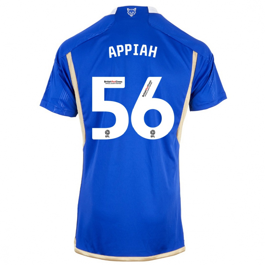 Niño Fútbol Camiseta Paul Appiah #56 Azul 1ª Equipación 2023/24