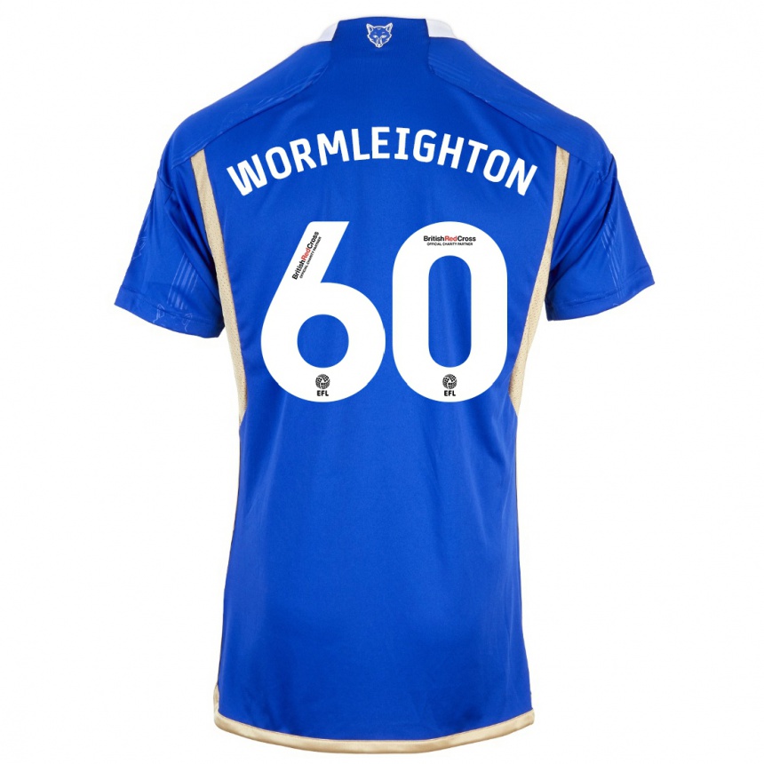 Niño Fútbol Camiseta Joe Wormleighton #60 Azul 1ª Equipación 2023/24