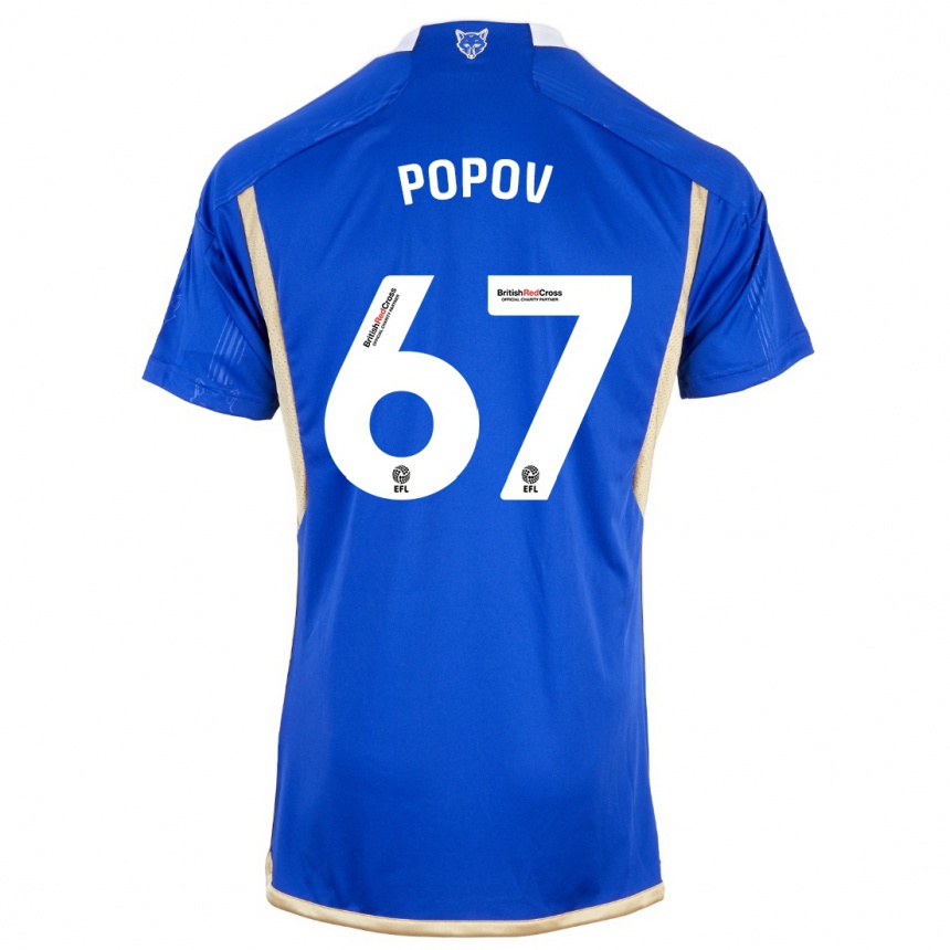 Niño Fútbol Camiseta Chris Popov #67 Azul 1ª Equipación 2023/24