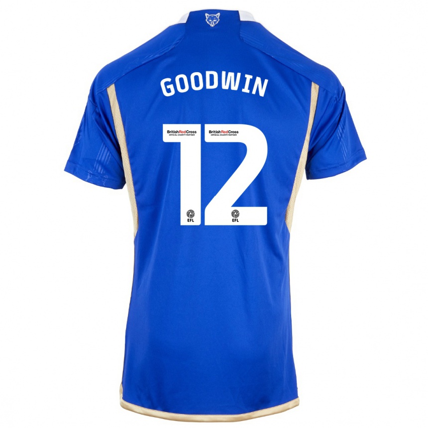 Niño Fútbol Camiseta Missy Goodwin #12 Azul 1ª Equipación 2023/24