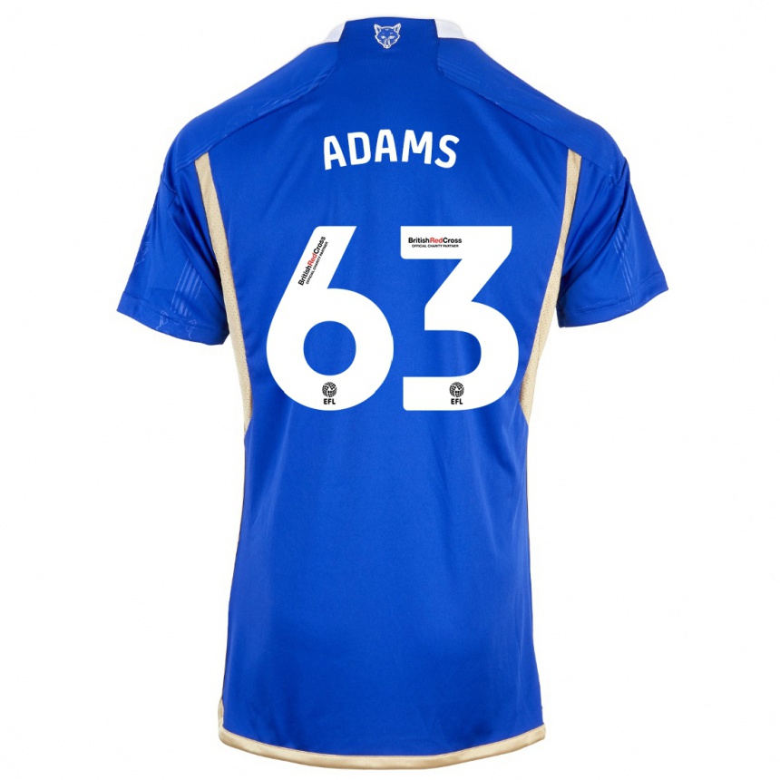 Niño Fútbol Camiseta Bayli Spencer Adams #63 Azul 1ª Equipación 2023/24