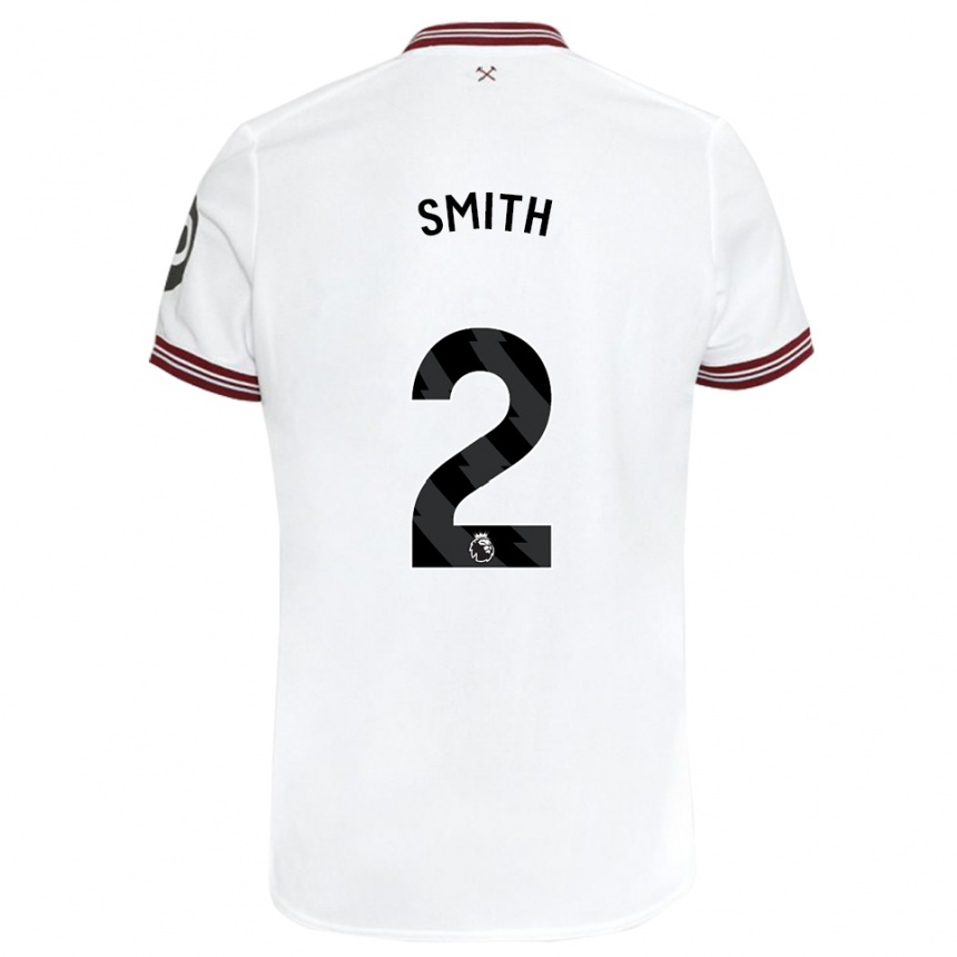 Niño Fútbol Camiseta Kirsty Smith #2 Blanco 2ª Equipación 2023/24