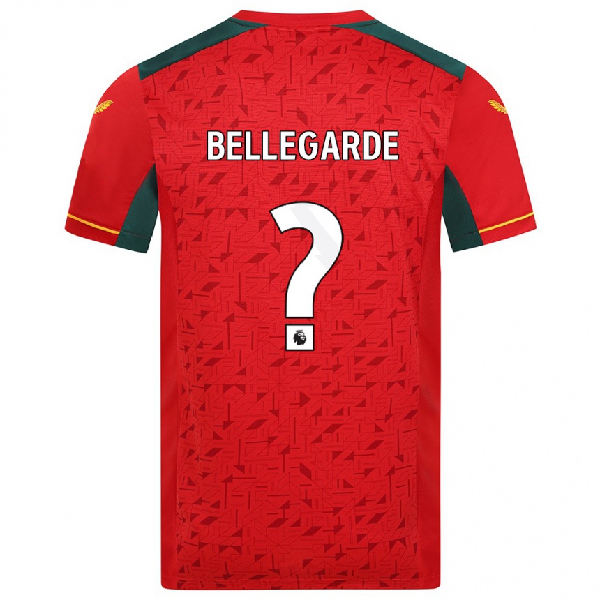 Niño Fútbol Camiseta Jean-Ricner Bellegarde #0 Rojo 2ª Equipación 2023/24