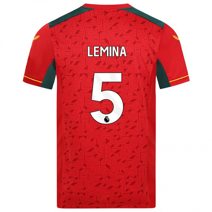 Niño Fútbol Camiseta Mario Lemina #5 Rojo 2ª Equipación 2023/24