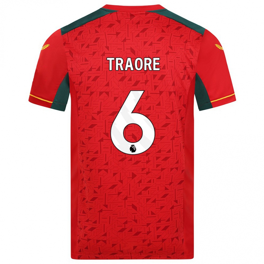 Niño Fútbol Camiseta Boubacar Traoré #6 Rojo 2ª Equipación 2023/24