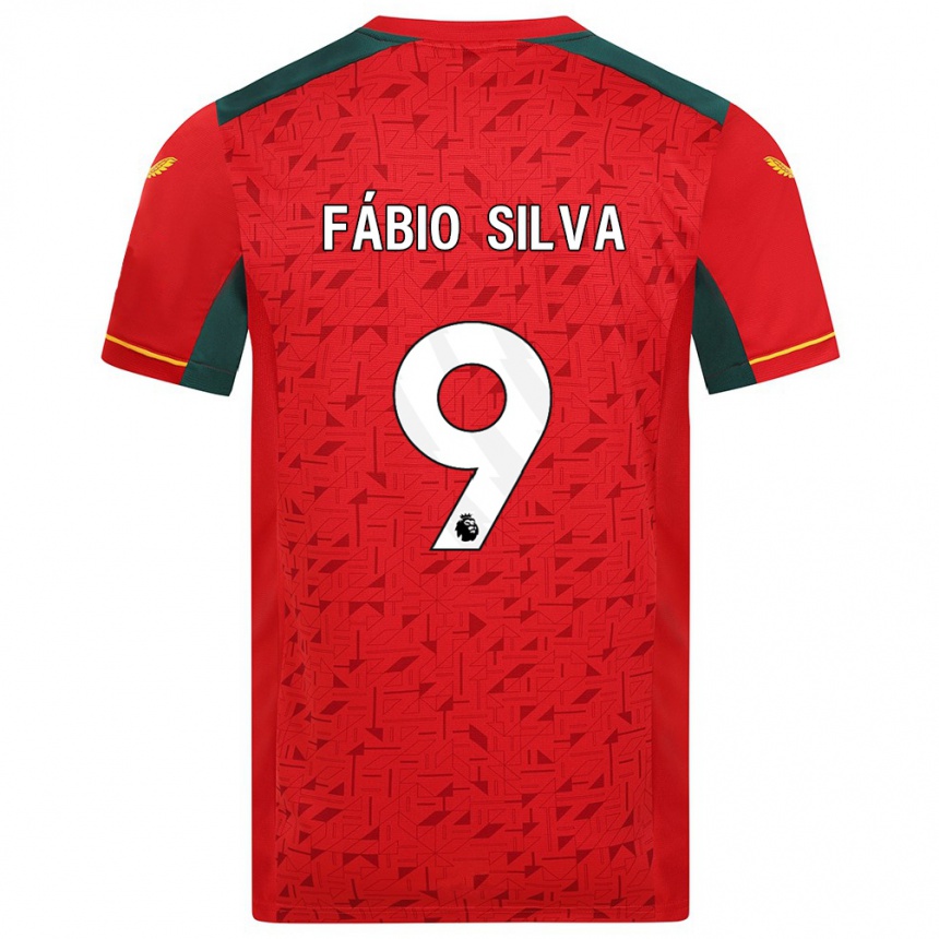 Niño Fútbol Camiseta Fábio Silva #9 Rojo 2ª Equipación 2023/24