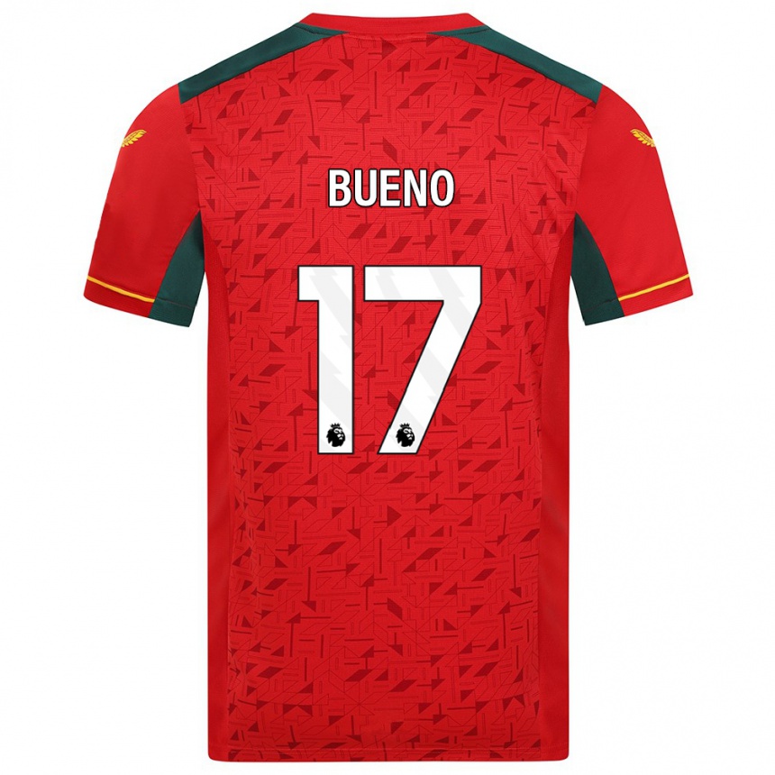 Niño Fútbol Camiseta Hugo Bueno #17 Rojo 2ª Equipación 2023/24