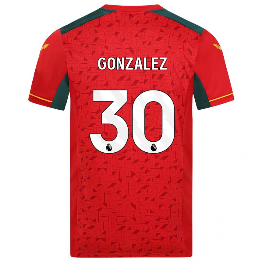 Niño Fútbol Camiseta Enso González #30 Rojo 2ª Equipación 2023/24