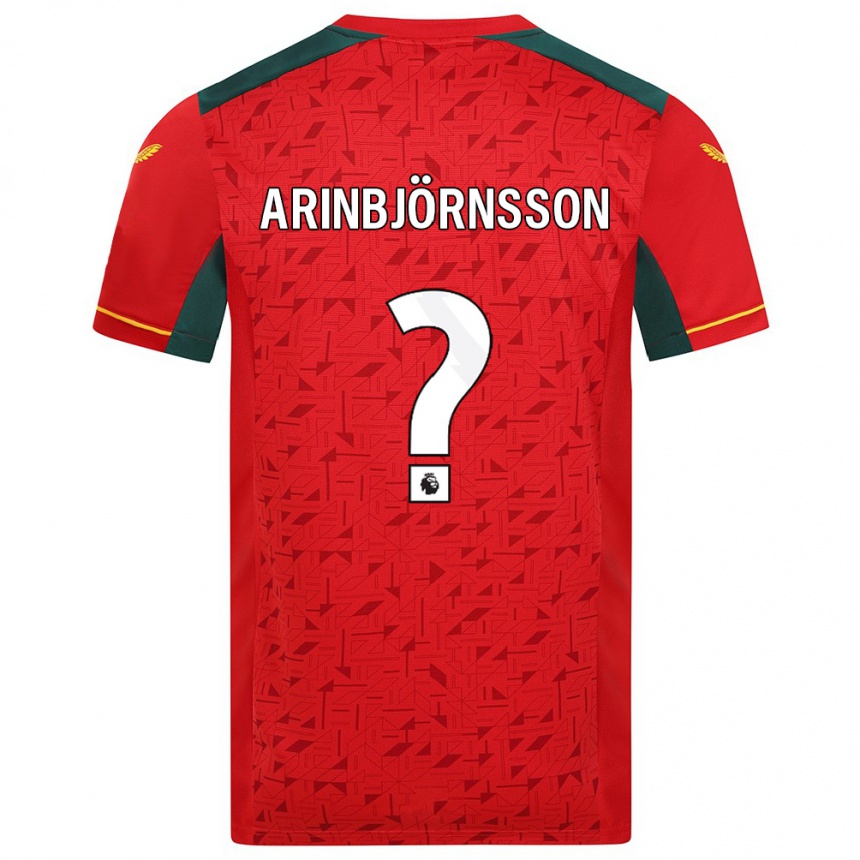 Niño Fútbol Camiseta Pálmi Rafn Arinbjörnsson #0 Rojo 2ª Equipación 2023/24