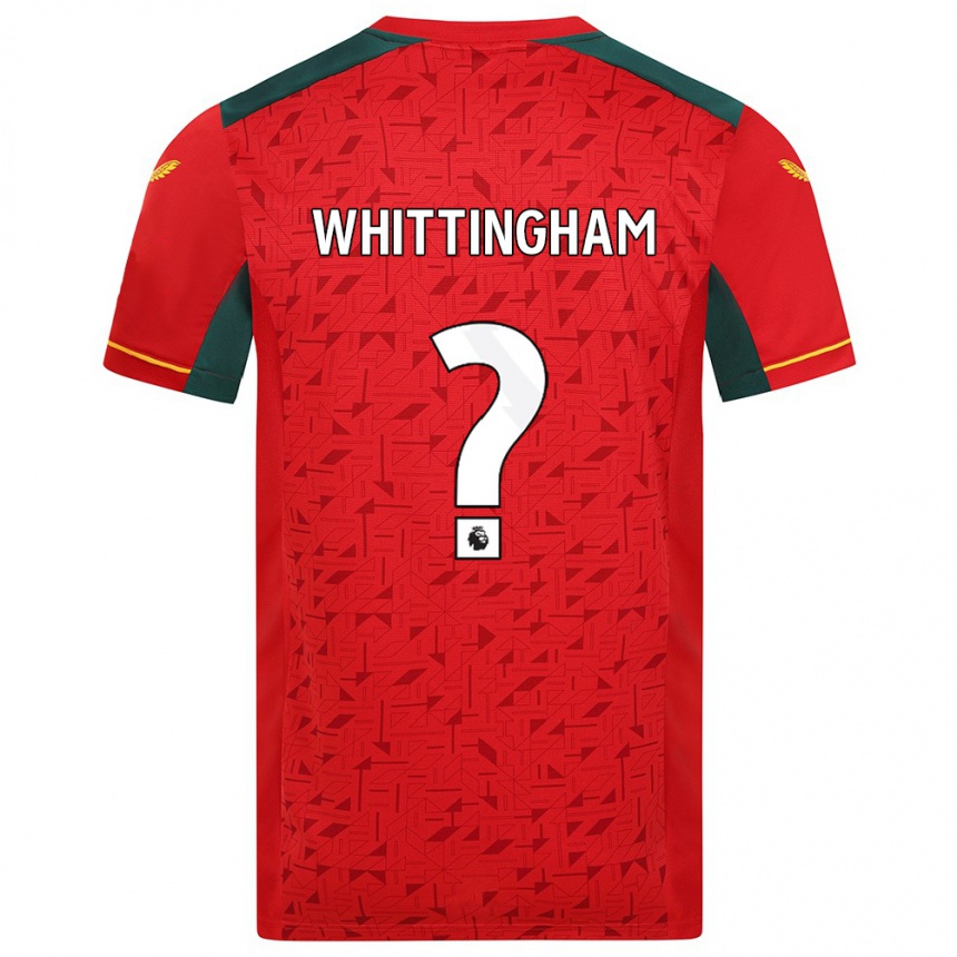 Niño Fútbol Camiseta Matthew Whittingham #0 Rojo 2ª Equipación 2023/24