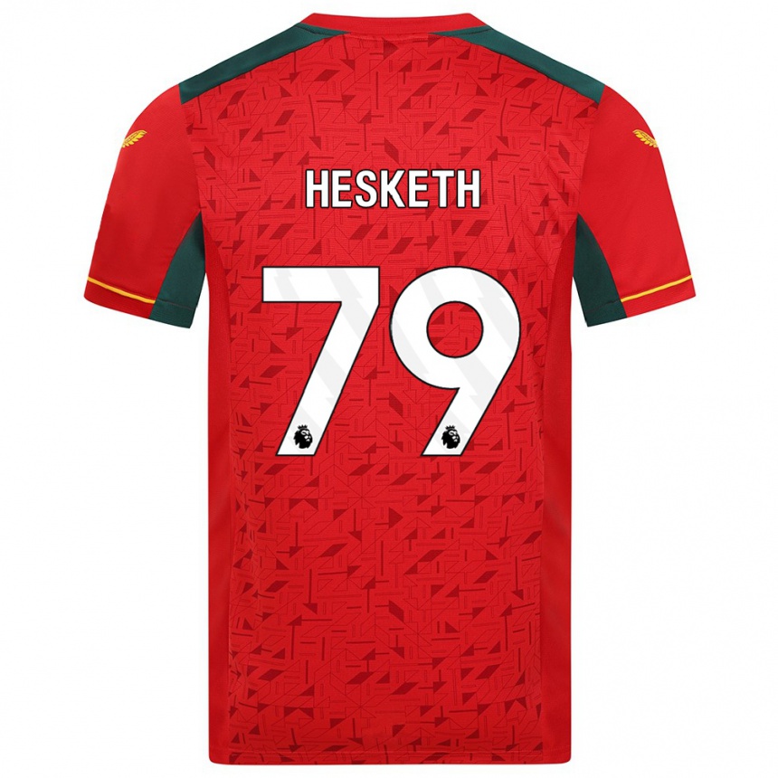 Niño Fútbol Camiseta Owen Hesketh #79 Rojo 2ª Equipación 2023/24