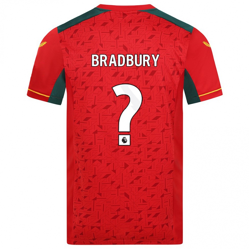 Niño Fútbol Camiseta Mackenzie Bradbury #0 Rojo 2ª Equipación 2023/24