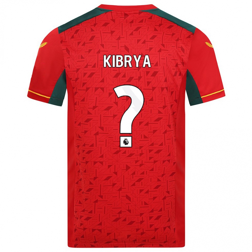 Niño Fútbol Camiseta Lucas Kibrya #0 Rojo 2ª Equipación 2023/24