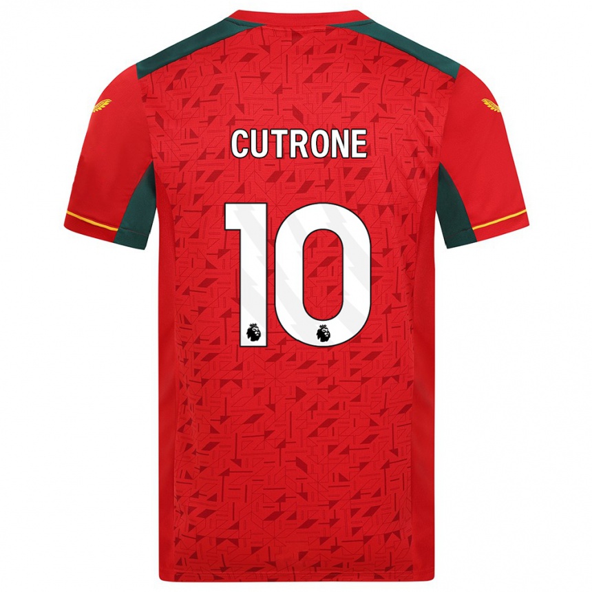 Niño Fútbol Camiseta Patrick Cutrone #10 Rojo 2ª Equipación 2023/24