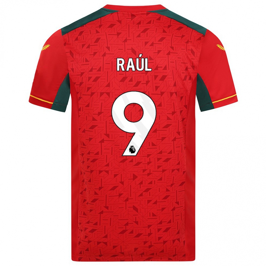 Niño Fútbol Camiseta Raul Jimenez #9 Rojo 2ª Equipación 2023/24