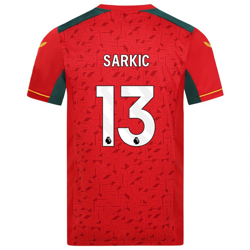 Niño Fútbol Camiseta Matija Sarkic #13 Rojo 2ª Equipación 2023/24