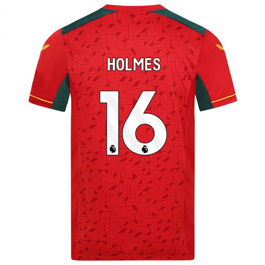 Niño Fútbol Camiseta Summer Holmes #16 Rojo 2ª Equipación 2023/24