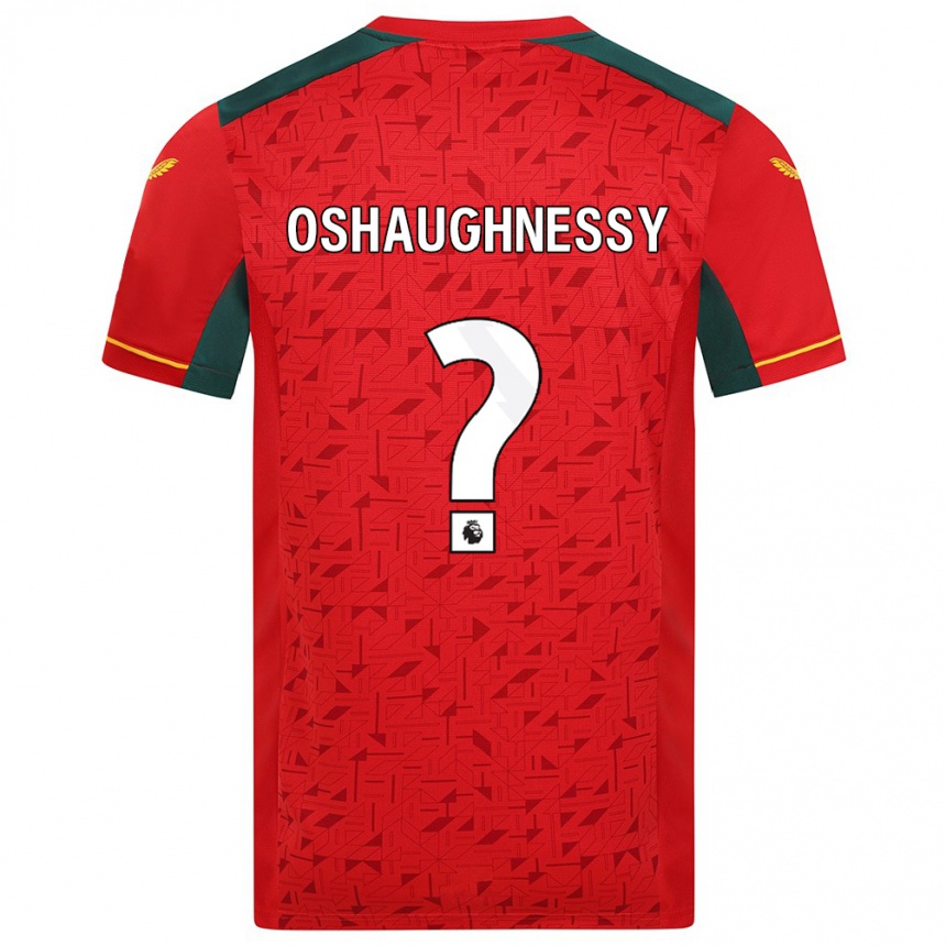 Niño Fútbol Camiseta Joe Oshaughnessy #0 Rojo 2ª Equipación 2023/24