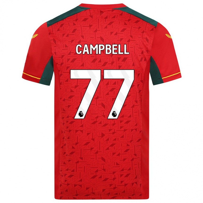 Niño Fútbol Camiseta Chem Campbell #77 Rojo 2ª Equipación 2023/24