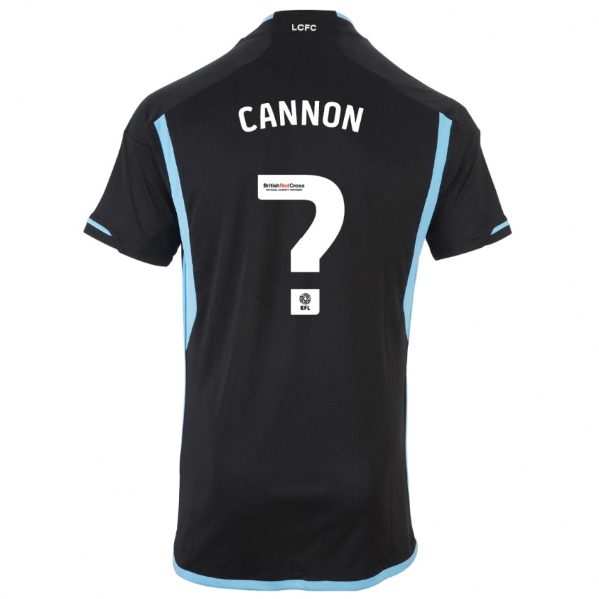 Niño Fútbol Camiseta Thomas Cannon #0 Negro 2ª Equipación 2023/24