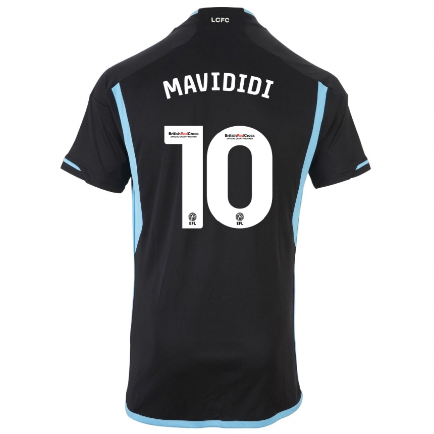 Niño Fútbol Camiseta Stephy Mavididi #10 Negro 2ª Equipación 2023/24