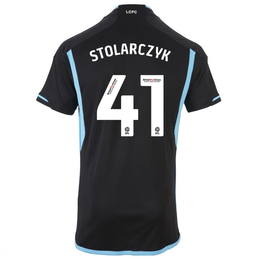 Niño Fútbol Camiseta Jakub Stolarczyk #41 Negro 2ª Equipación 2023/24