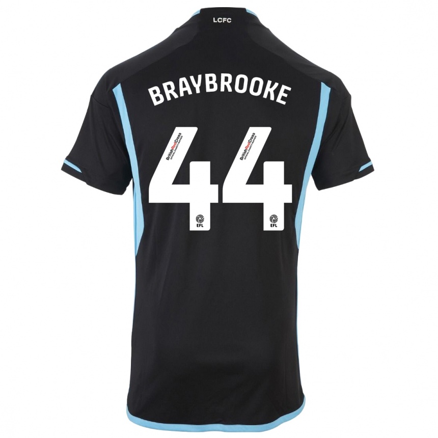 Niño Fútbol Camiseta Sammy Braybrooke #44 Negro 2ª Equipación 2023/24