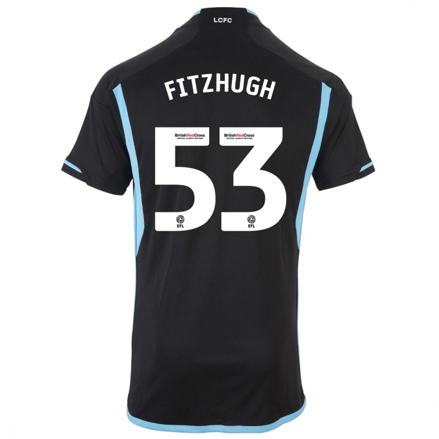 Niño Fútbol Camiseta Ethan Fitzhugh #53 Negro 2ª Equipación 2023/24