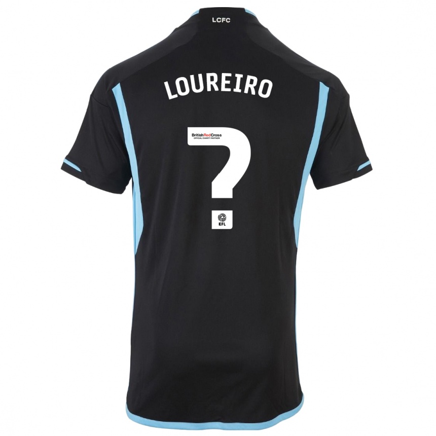 Niño Fútbol Camiseta Cheyenne Loureiro #0 Negro 2ª Equipación 2023/24