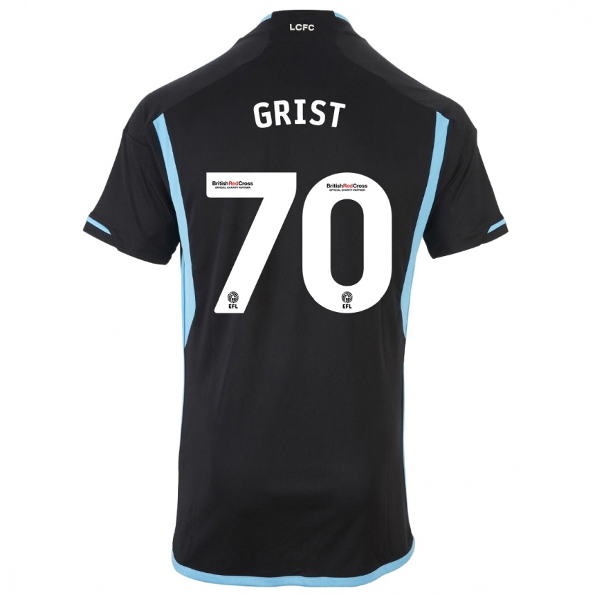 Niño Fútbol Camiseta Ben Grist #70 Negro 2ª Equipación 2023/24