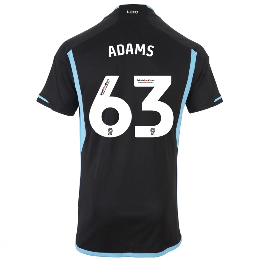 Niño Fútbol Camiseta Bayli Spencer Adams #63 Negro 2ª Equipación 2023/24