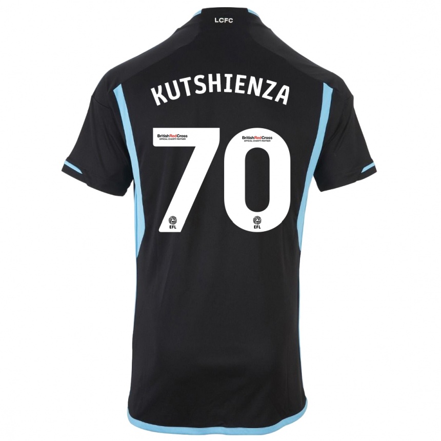 Niño Fútbol Camiseta Jesper Kutshienza #70 Negro 2ª Equipación 2023/24