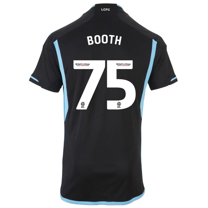 Niño Fútbol Camiseta Zach Booth #75 Negro 2ª Equipación 2023/24