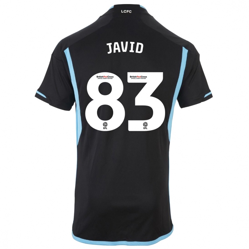 Niño Fútbol Camiseta Abdullah Javid #83 Negro 2ª Equipación 2023/24