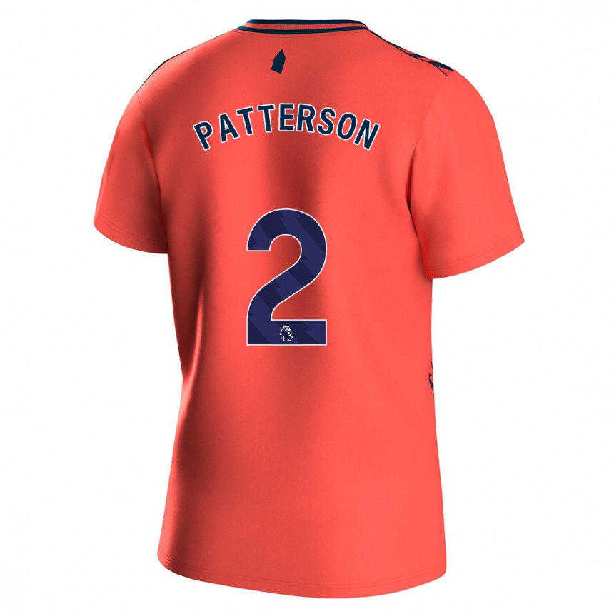 Niño Fútbol Camiseta Nathan Patterson #2 Coralino 2ª Equipación 2023/24