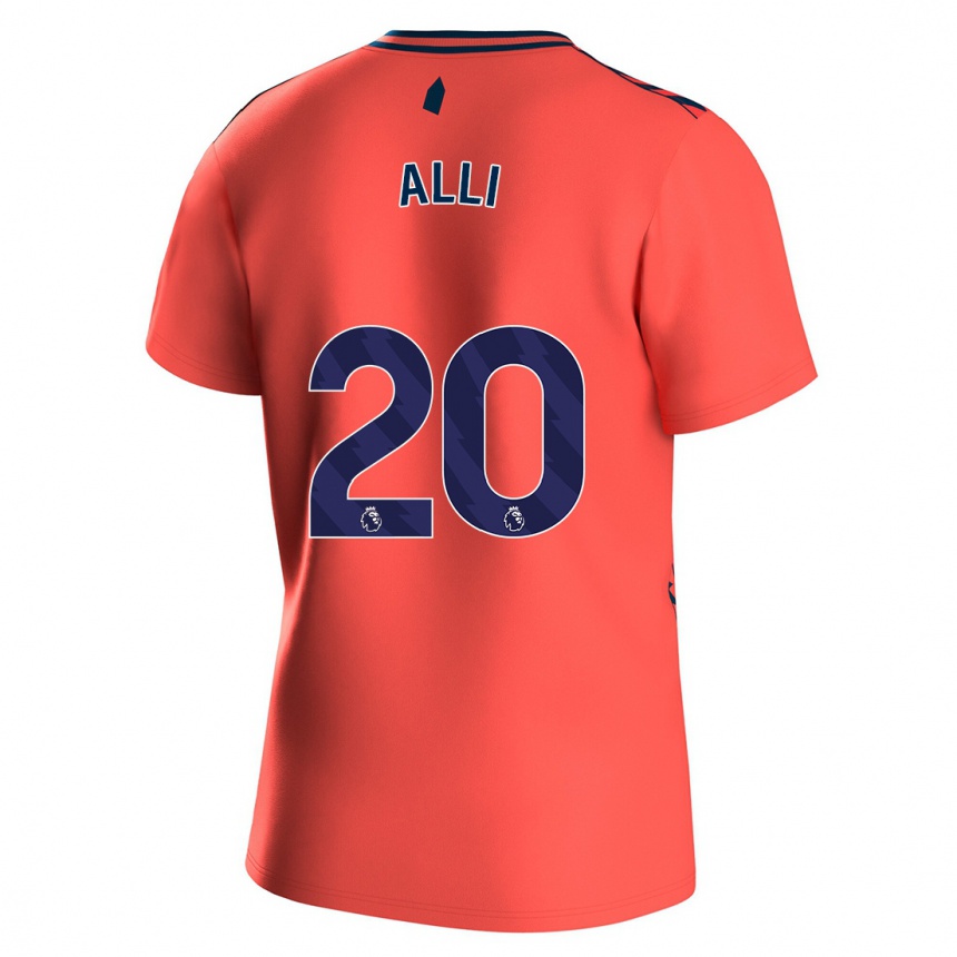 Niño Fútbol Camiseta Dele Alli #20 Coralino 2ª Equipación 2023/24