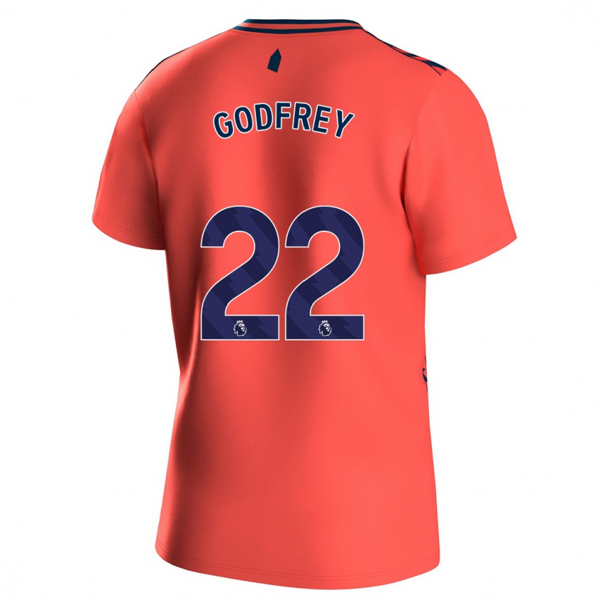 Niño Fútbol Camiseta Ben Godfrey #22 Coralino 2ª Equipación 2023/24