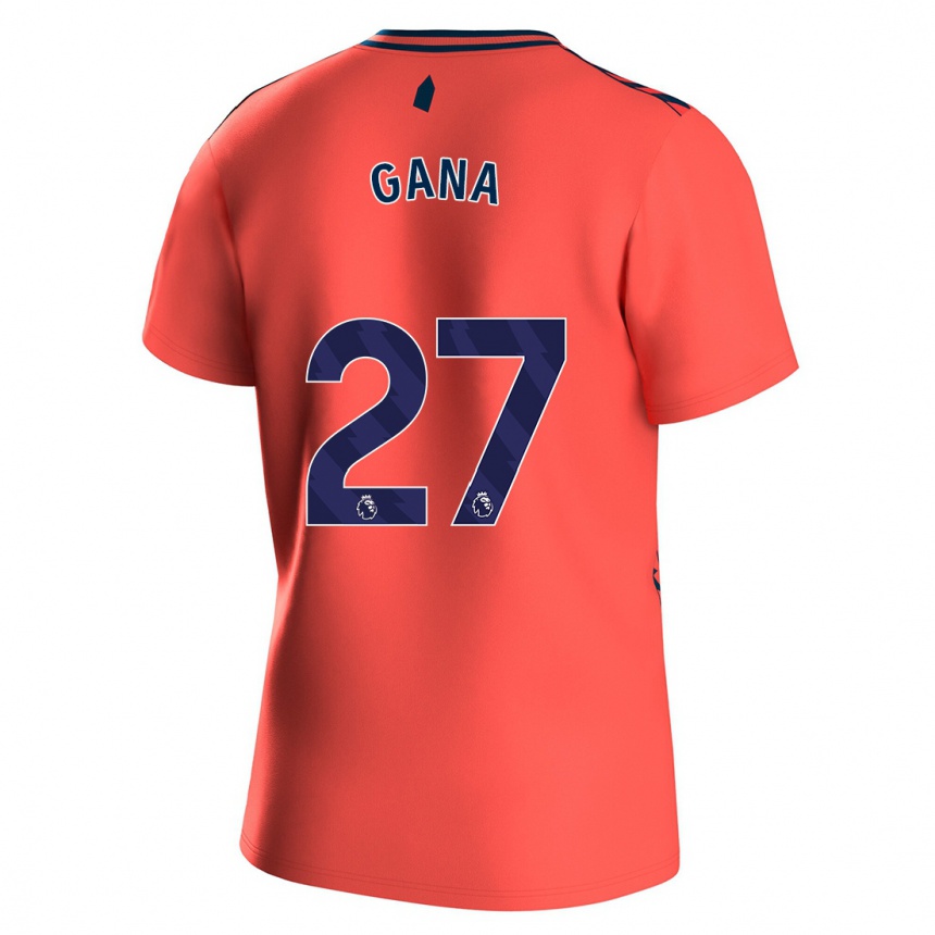 Niño Fútbol Camiseta Idrissa Gueye #27 Coralino 2ª Equipación 2023/24