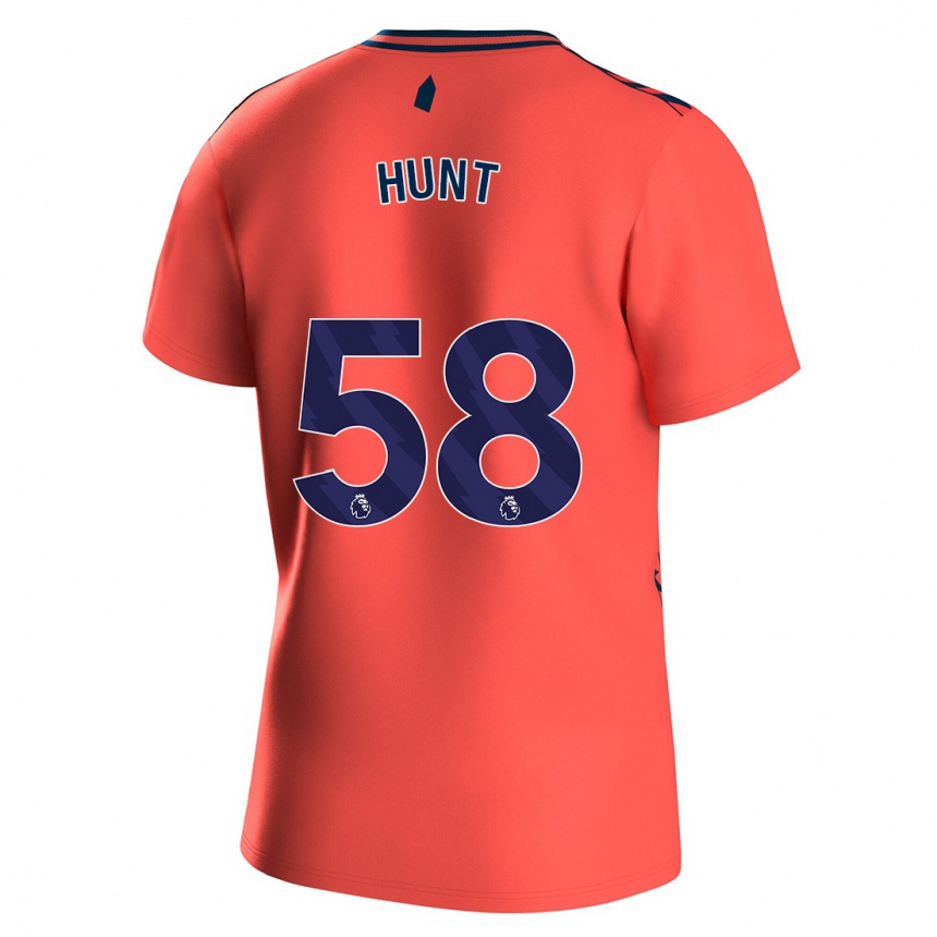 Niño Fútbol Camiseta Mackenzie Hunt #58 Coralino 2ª Equipación 2023/24