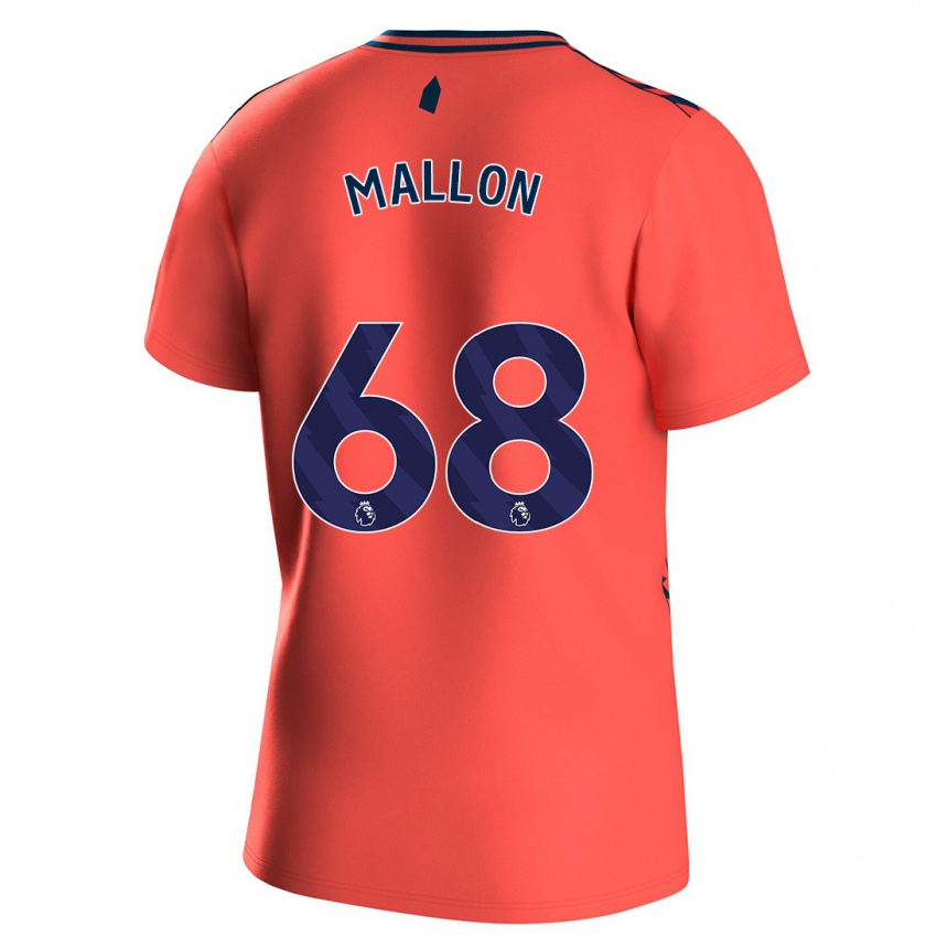 Niño Fútbol Camiseta Mathew Mallon #68 Coralino 2ª Equipación 2023/24