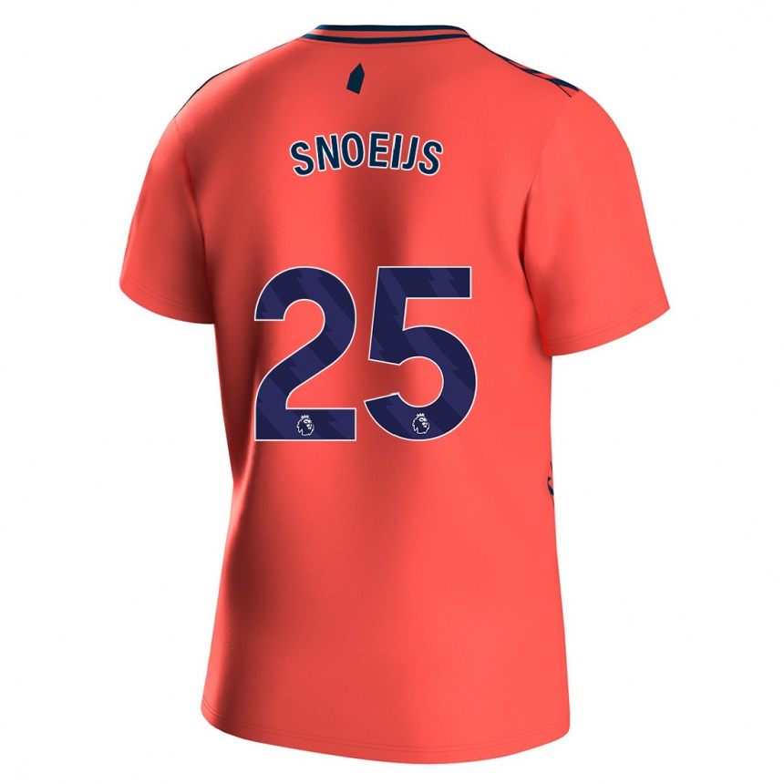 Niño Fútbol Camiseta Katja Snoeijs #25 Coralino 2ª Equipación 2023/24