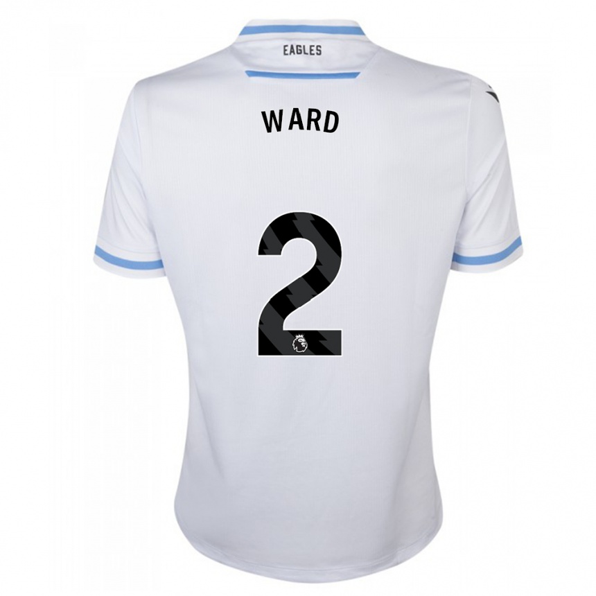 Niño Fútbol Camiseta Joel Ward #2 Blanco 2ª Equipación 2023/24