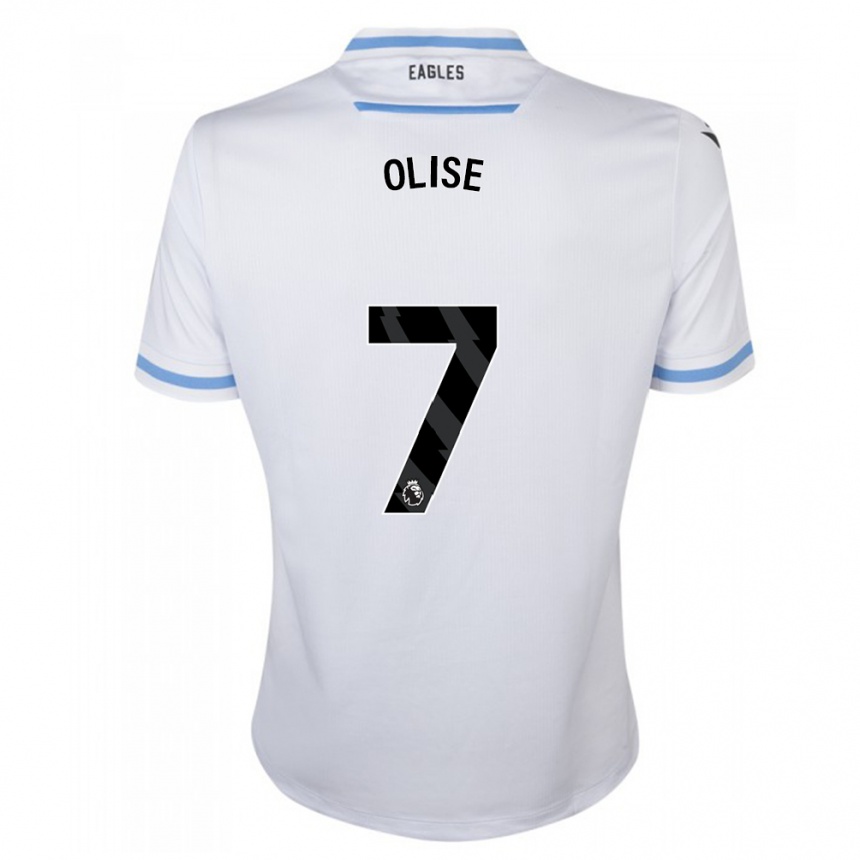 Niño Fútbol Camiseta Michael Olise #7 Blanco 2ª Equipación 2023/24