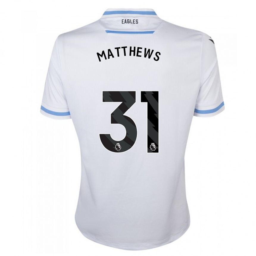 Niño Fútbol Camiseta Remi Matthews #31 Blanco 2ª Equipación 2023/24