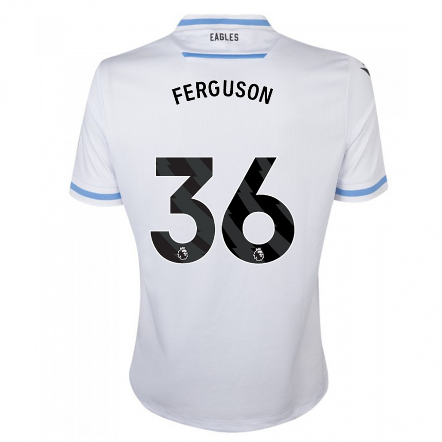 Niño Fútbol Camiseta Nathan Ferguson #36 Blanco 2ª Equipación 2023/24