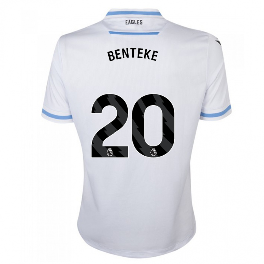 Niño Fútbol Camiseta Christian Benteke #20 Blanco 2ª Equipación 2023/24